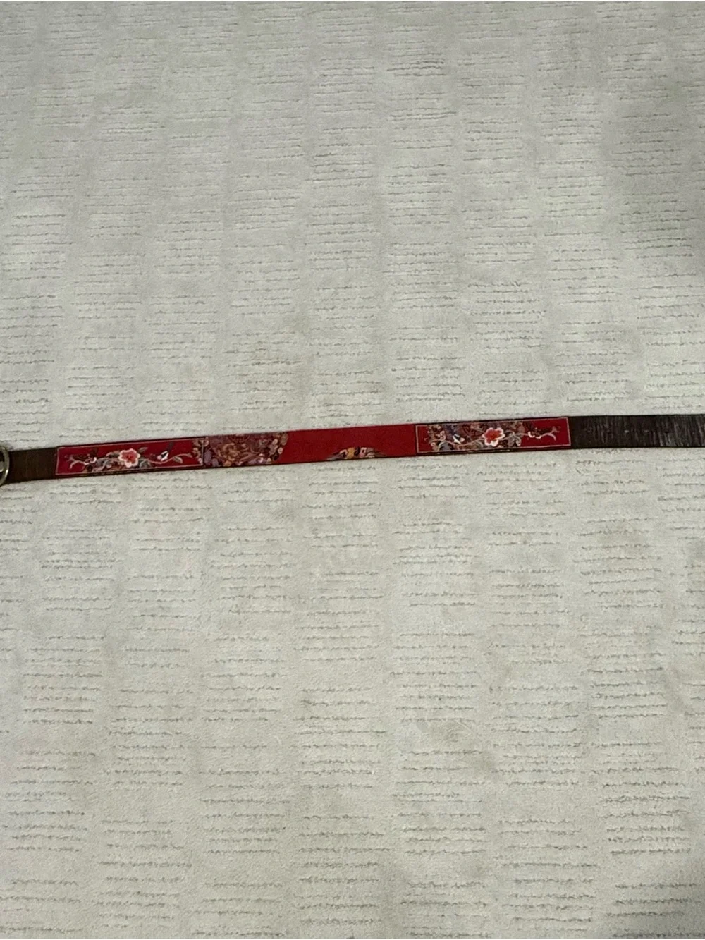 Vintage Lucky Floral Embroidered Women's Belt